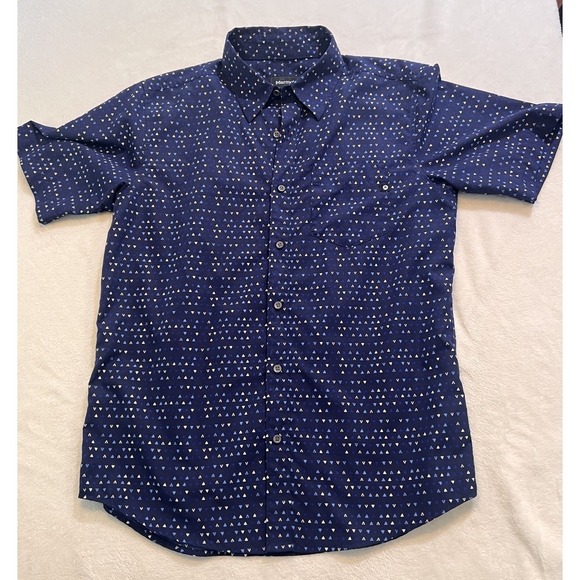 Marmot Other - Marmot Shirt Mens Medium Blue Triangle Sleeve Button up Outdoors Lightweight